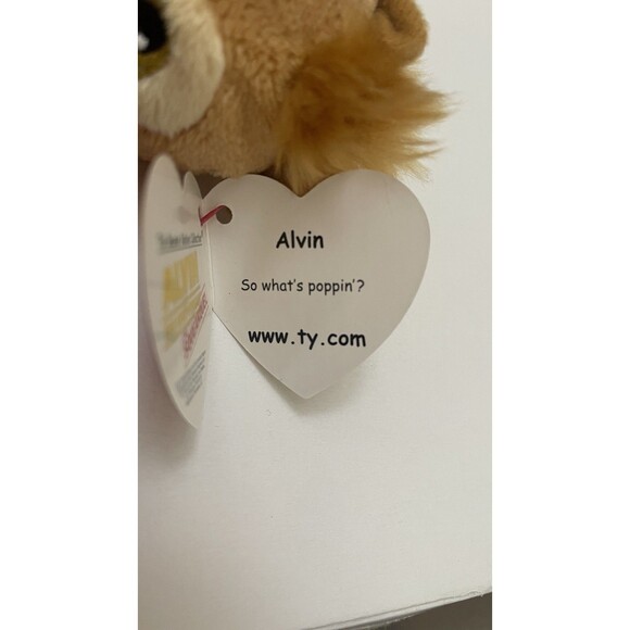 2011 TY Beanie Babies Alvin And The Chipmunks Movie Plush 7" With Original Tags - Picture 10 of 14